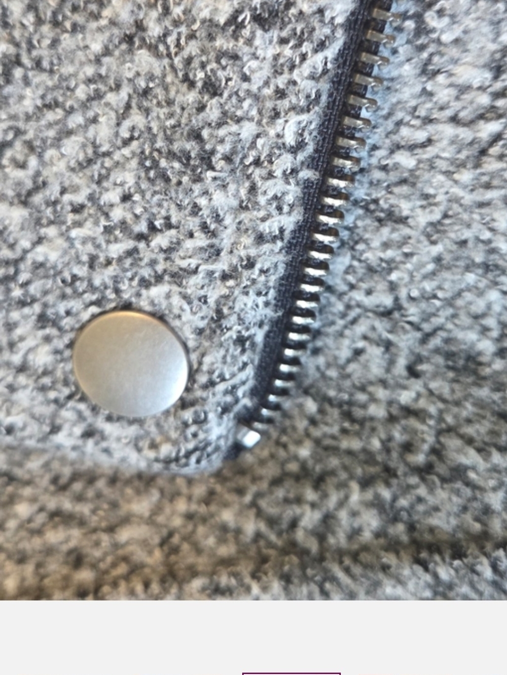 LOFT Heather Gray Textured Jacket - Picture 5 of 6